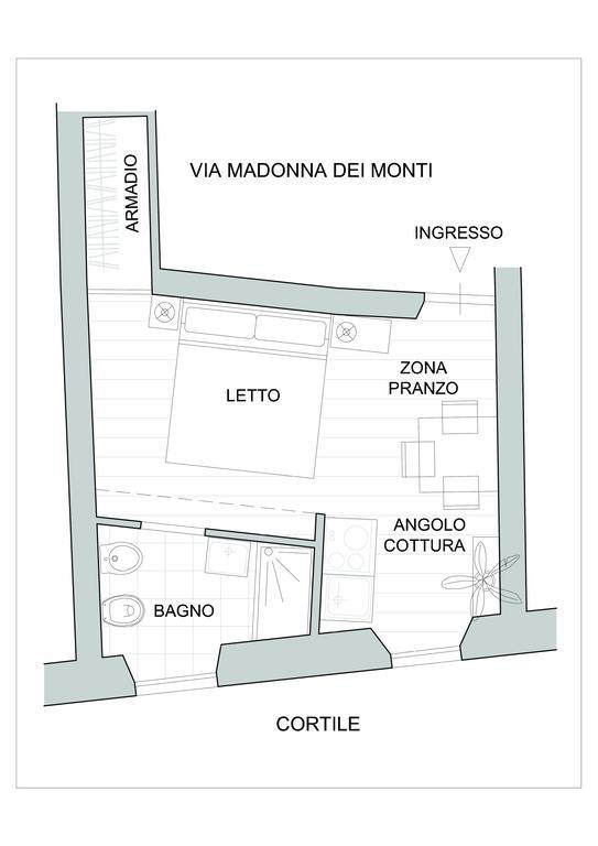 Ferienwohnung Madonna Dei Monti Rom Exterior foto